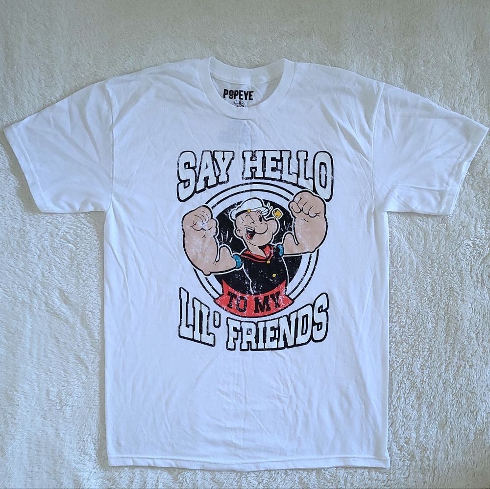 Popeye💪"Say Hello👋 To My Lil' Friends" Graphic Tee👕 - NWOT